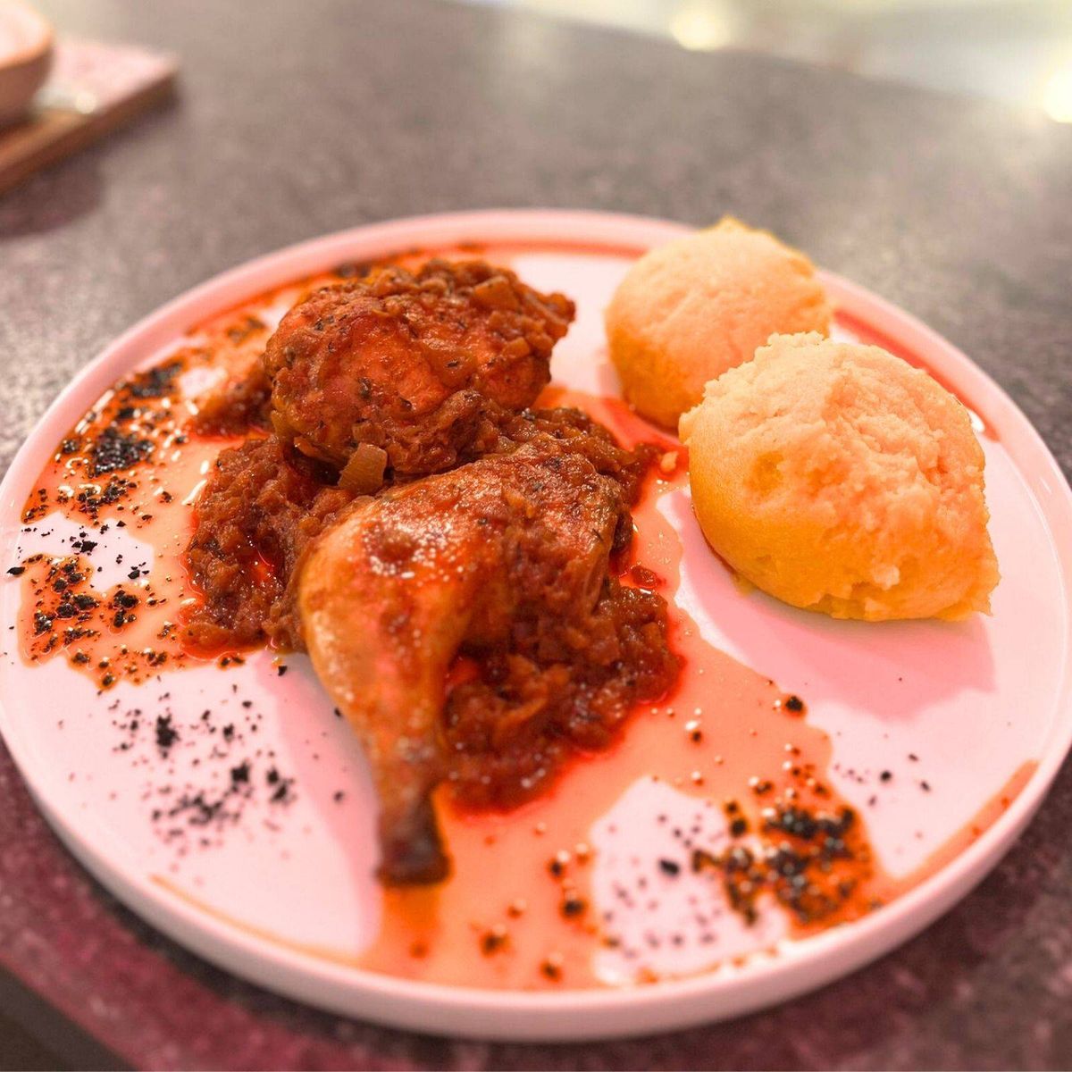 Pulpe la Ceaun cu Mujdei~550 g